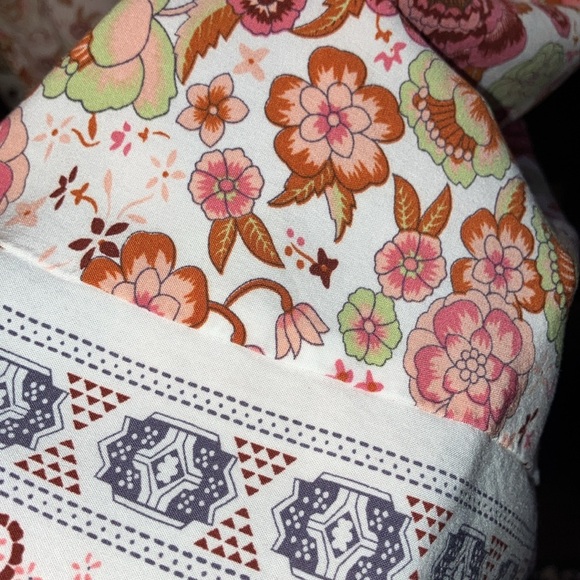 COPY - Prettygarden Floral Chinoisserie Print Wrap Maxi Dress EUC - Picture 5 of 6